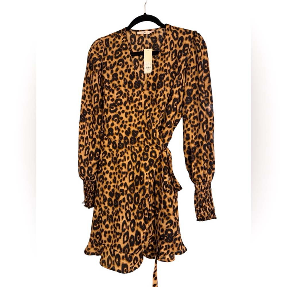 Francesca’s Mi Ami Leopard Print Dress